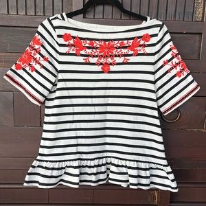 Kate Spade Peplum Top